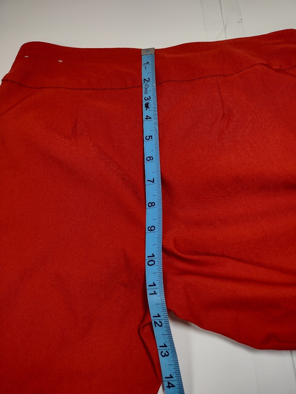 Chico's Slim Ponte Pants in Bright Red Stretchy (00P) - Picture 13 of 14
